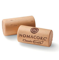 ბიოპოლიმერული საცობი Nomacorc Classic Green, 42*23 мм