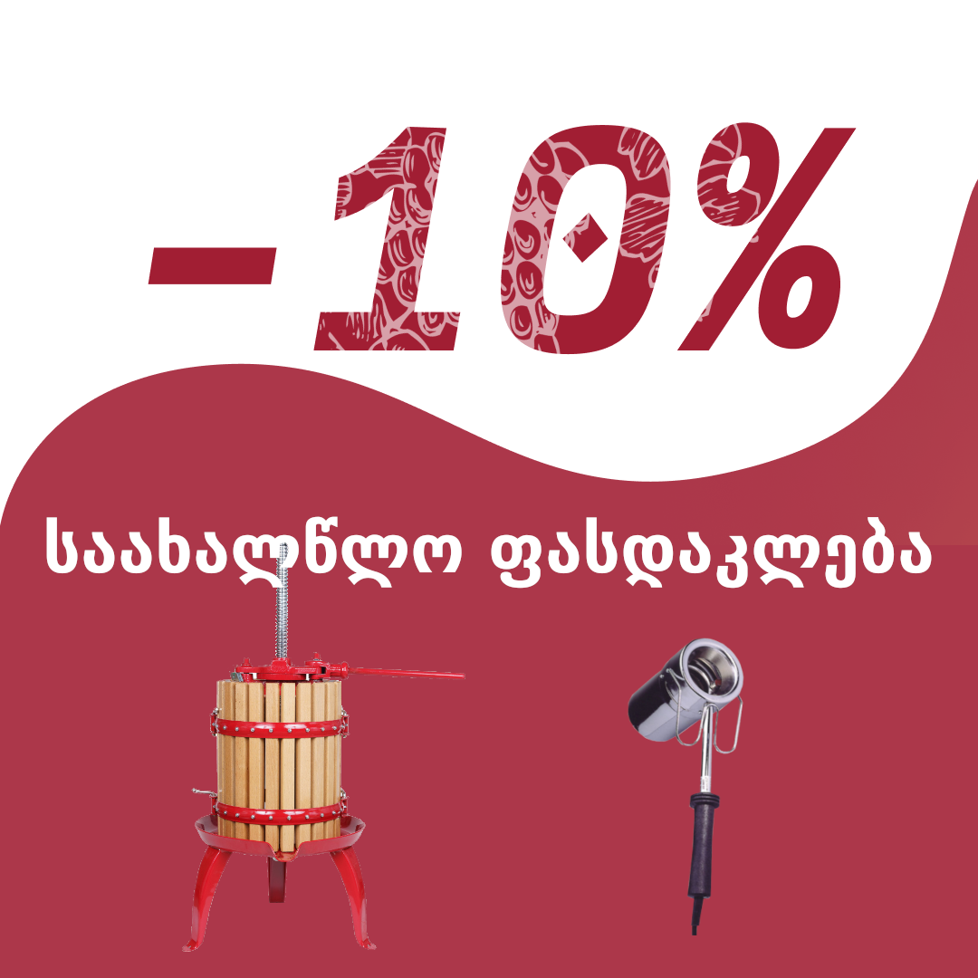 საახალწლო ფასდაკლება -10%