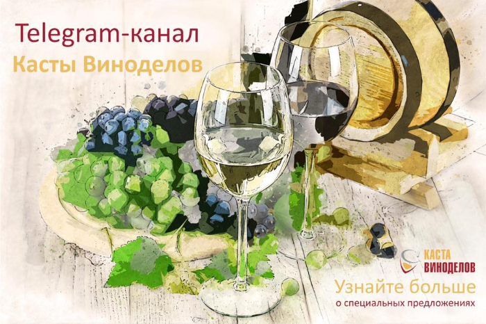 ვაშა! ჩვენ გავხსენით ტელეგრამის არხი მეღვინეების კასტისთვის