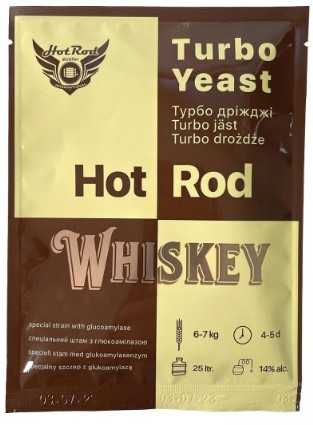 Турбо дріжджі Hot Rod Whiskey на 25 л (71 г).jpg